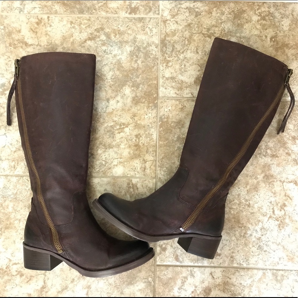 Lucky Brand Boots. Hackett Zip Boots. Size 6 M.